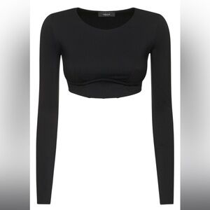 Versace Black Long Sleeve Women's Top
